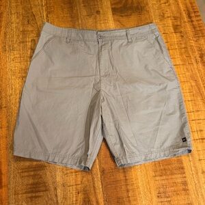 O'Neill Gray Flat Front Shorts Lightweight Summer Essential